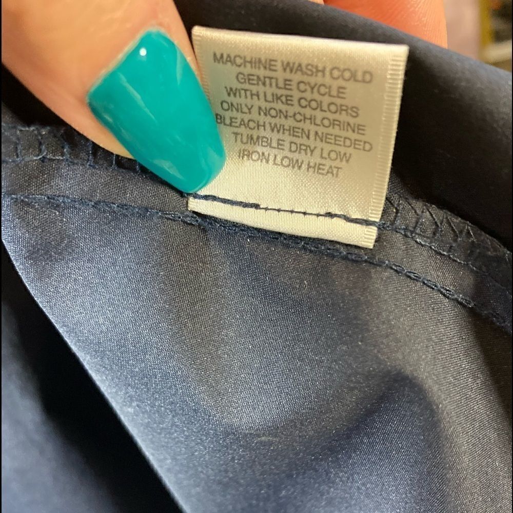 Van Heusen Blue Windbreaker Jacket - Picture 13 of 16